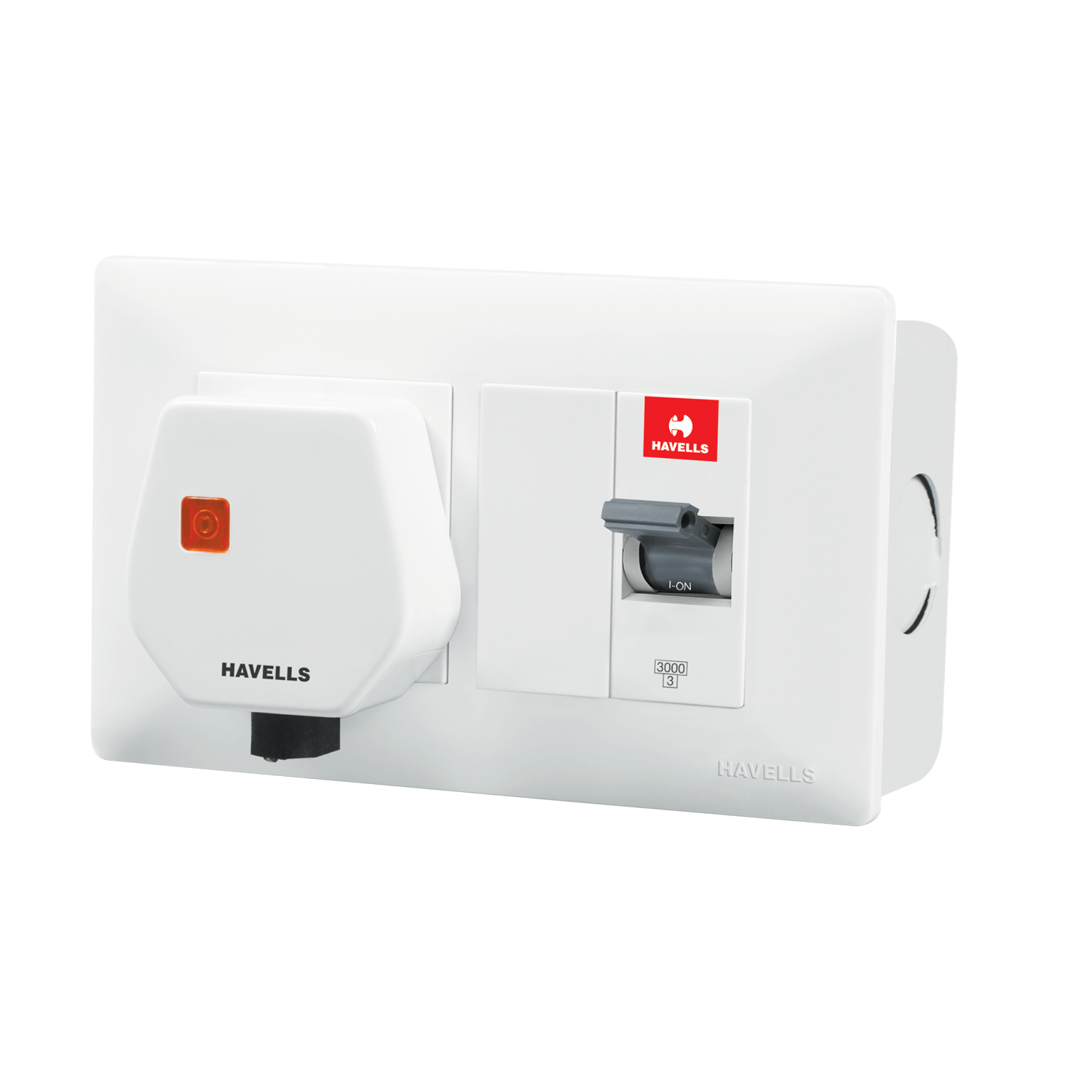 Havells MCB DBOXX Protected Socket Combo with Steel Sheet Enclosure (Pack of 5)