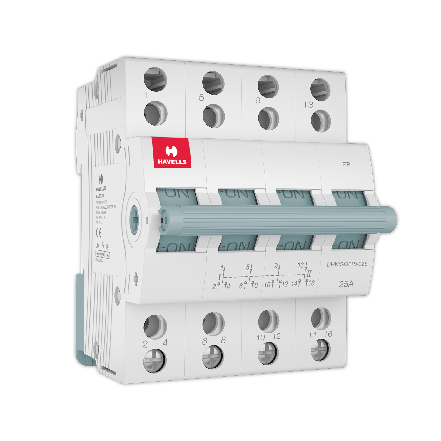Havells MCB Changeover FP Two Way Center Off Switchgear