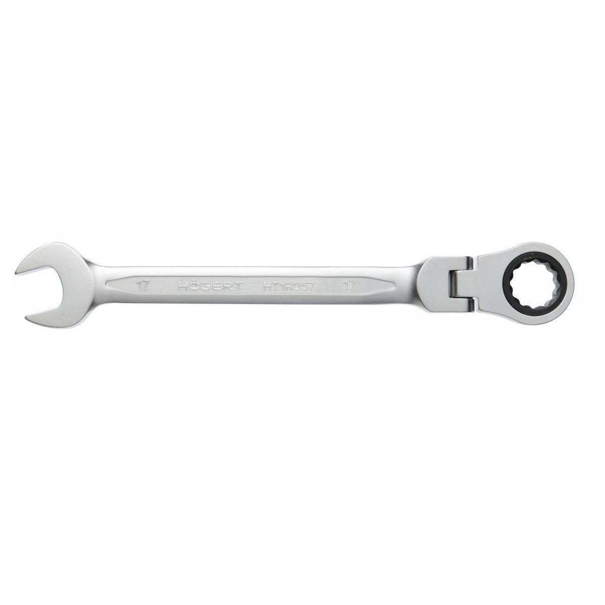 Hoegert Technik Combination Ratchet Spanner with Flex Head CrV Steel 10mm 72T HT1R050 (Pack of 5)