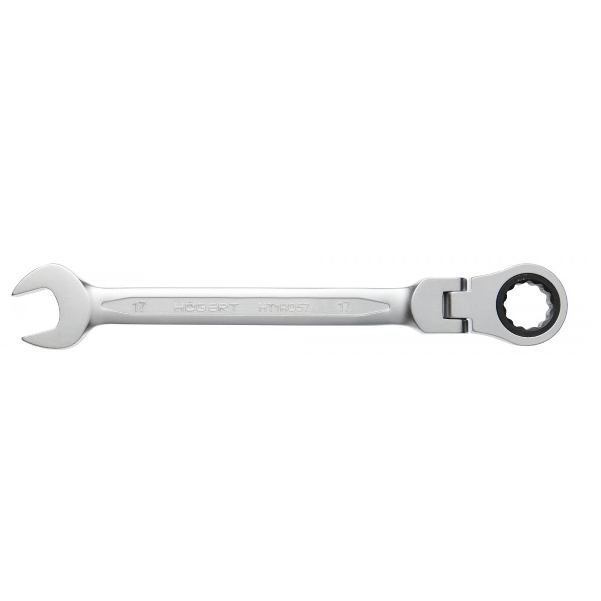 Hoegert Technik Combination Ratchet Spanner with Flex Head CrV Steel 12mm 72T HT1R052 (Pack of 5)