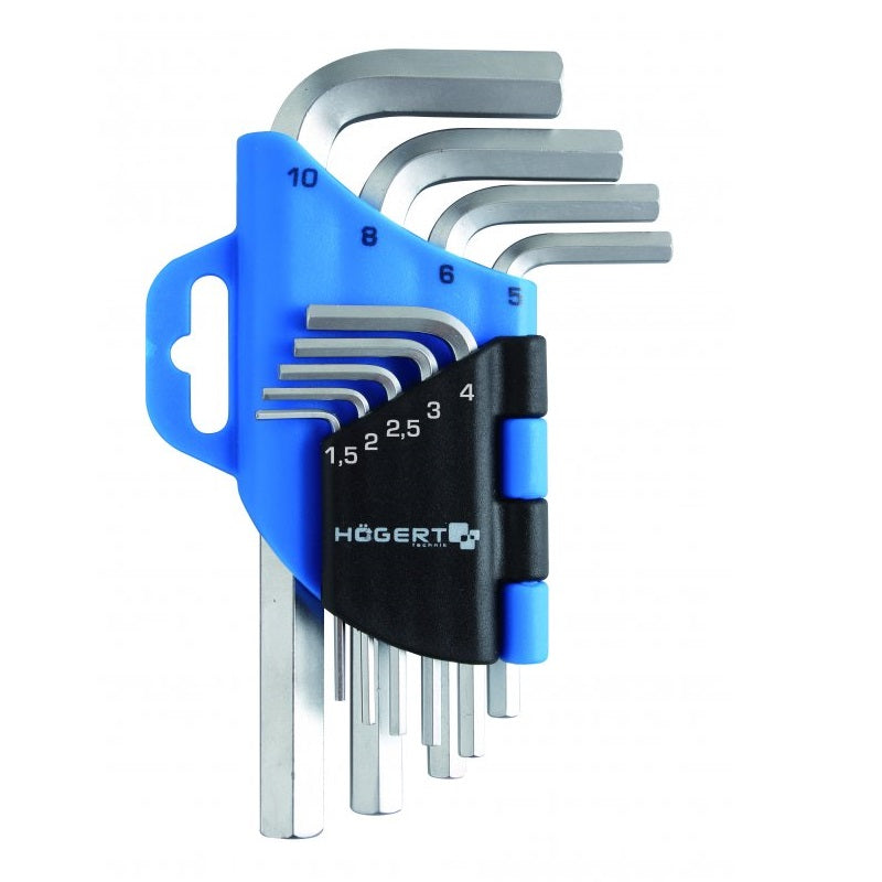 Hoegert Technik Hex Key Set 9 Pcs HT1W802 (Pack of 5)