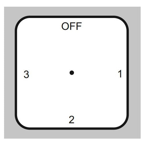 Salzer Multi Step Switches with OFF 3 P 3W 16A 61100 (Pack of 10)