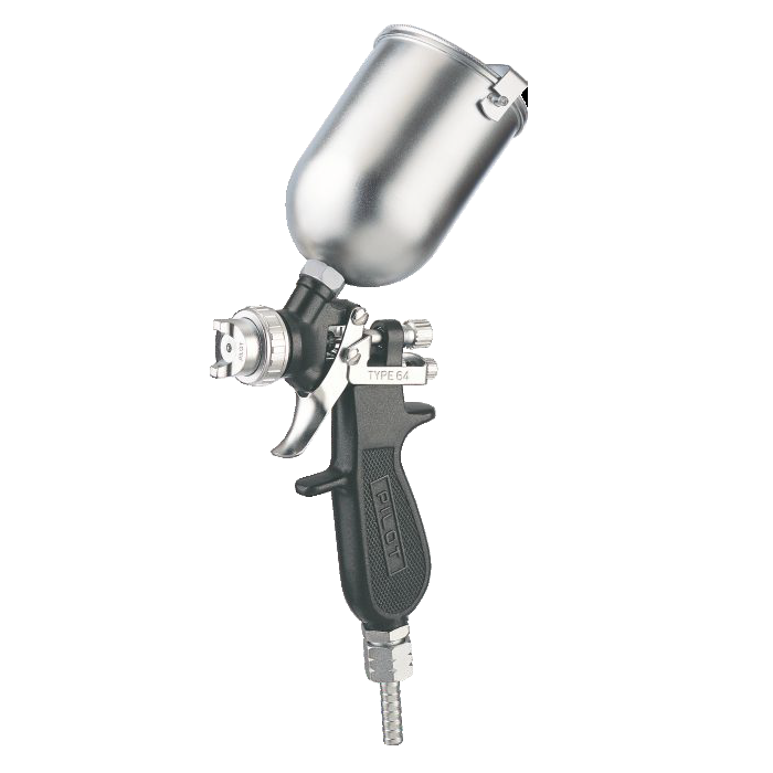 Pilot Spray Gun with Top Feed Cup 0.34L Capacity 64 S