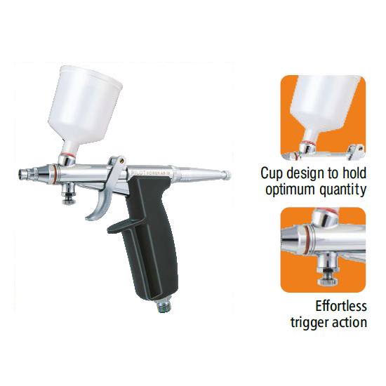 Pilot Power Air Brush with Air Control Trigger Type AB-16 PRO