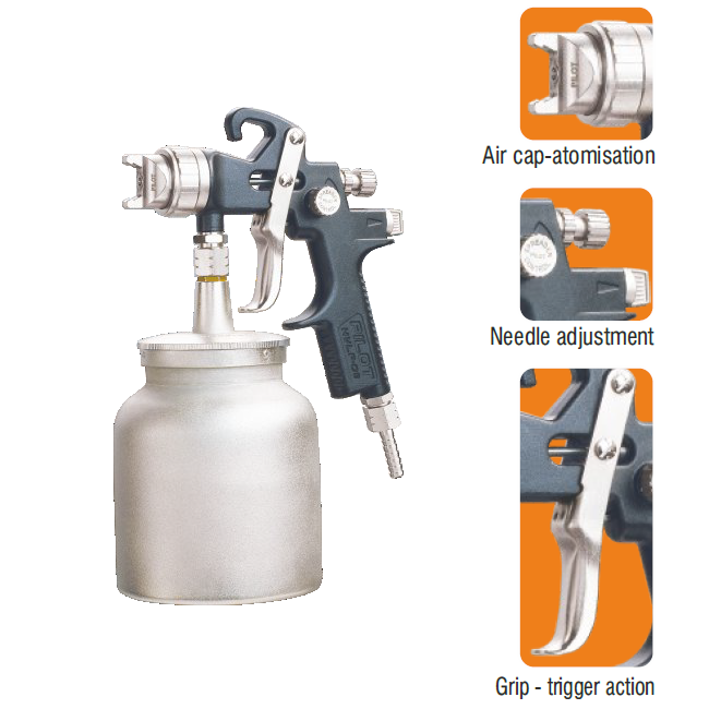 High volume low pressure best sale spray gun