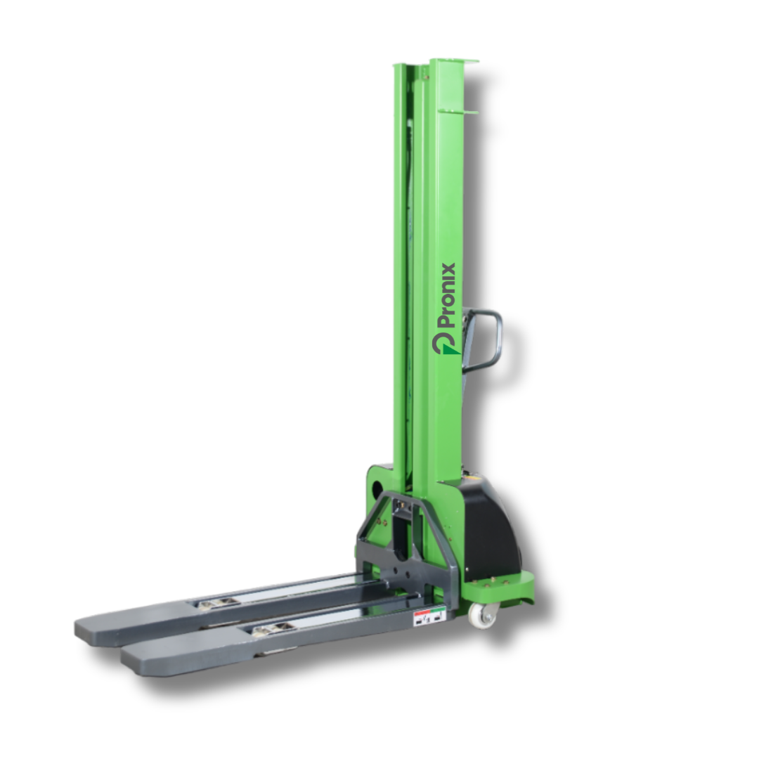 Self Loading All-in-One Stacker Semi-Electric Lifting Capacity 500Kg, 1.3m Lifting Height PNXSESLS-0513 - Pronix