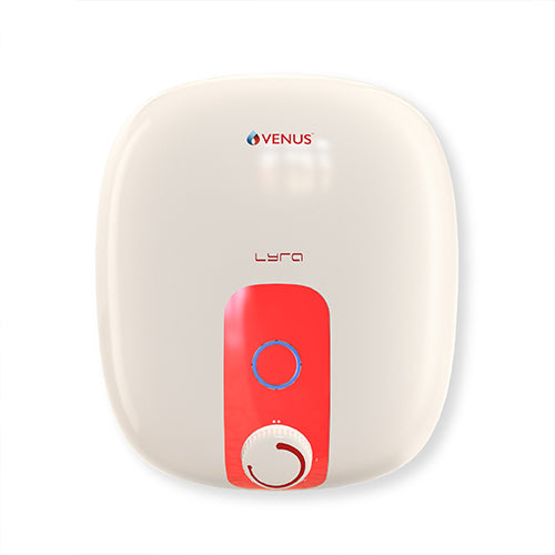 Venus Water Heater 10L Capacity with Flexible Hose Pipe Lyra Ivory