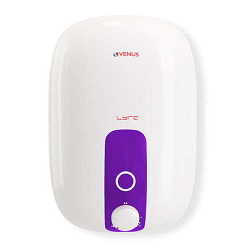 Venus Water Heater 25L Capacity with Flexible Hose Pipe Lyra White