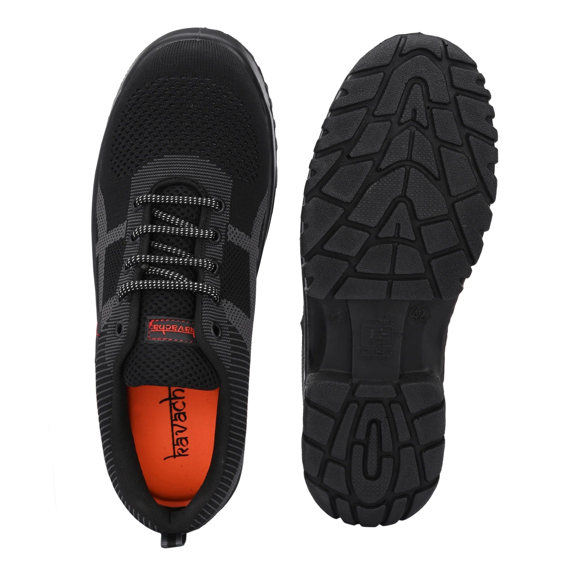 Kavacha Steel Toe Safety Shoe with Knitted Upper and PU Sole Air S211