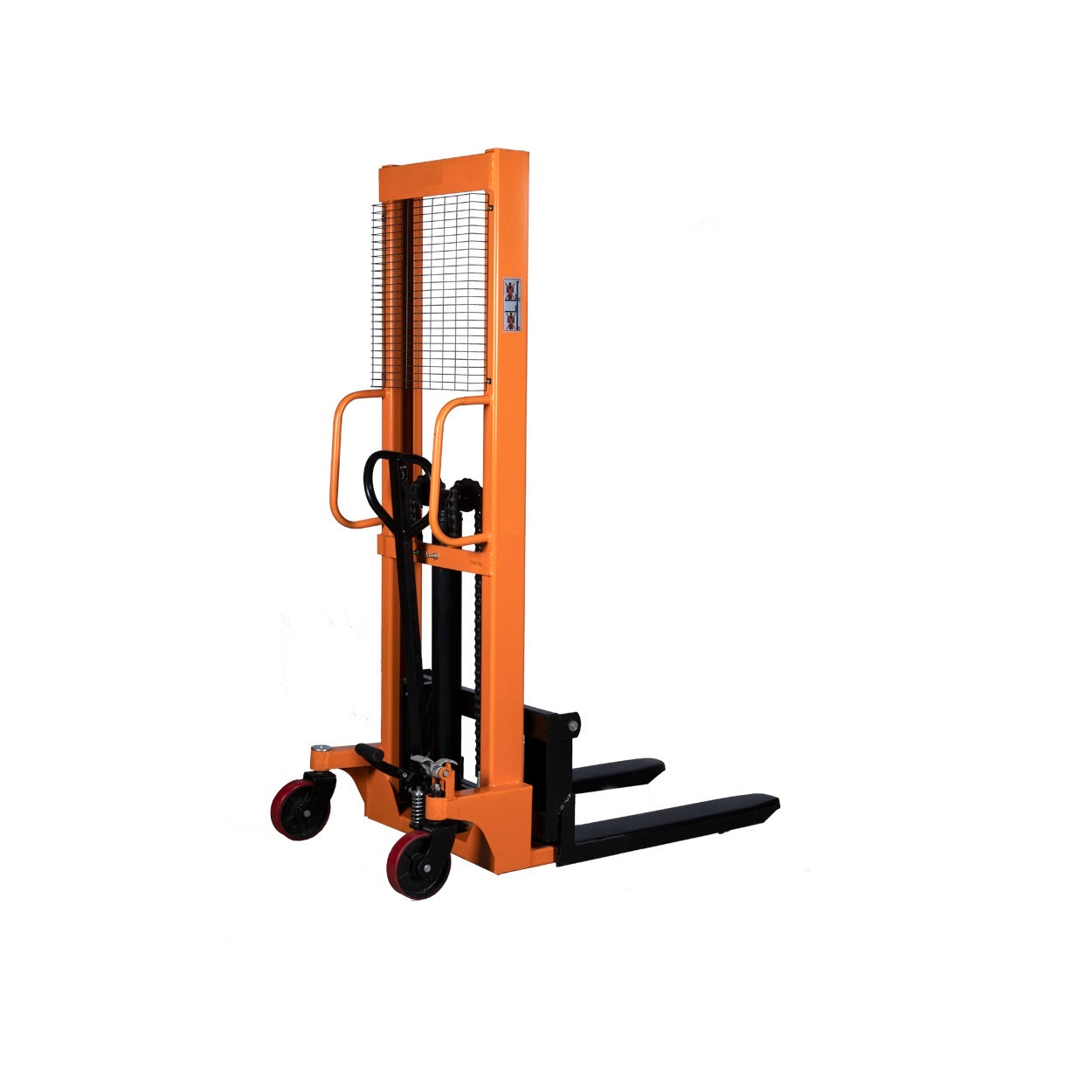 Manual Stacker Hydraulic lift fork 1100mm,1.5 Ton with 1.6m Lifting Height Hand Stacker