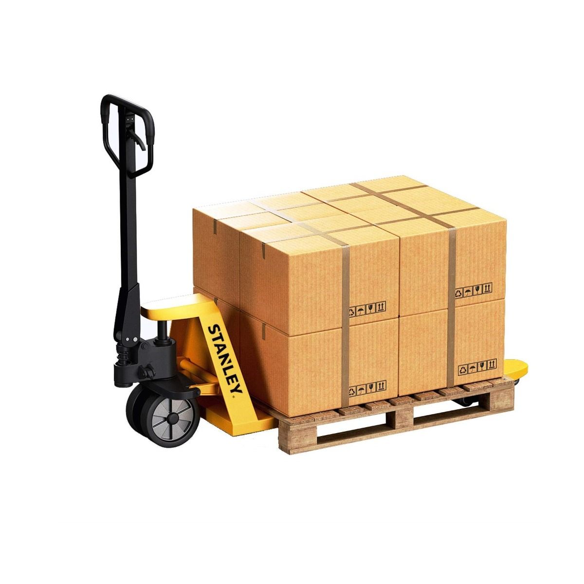 Stanley Hand Pallet Truck 3 Ton with Fork Length 1150x685 mm SXWTC-CPT-30W