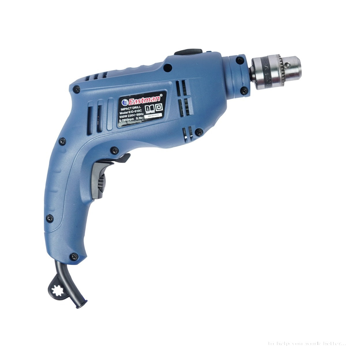 Eastman Impact Drill with Carbon Set 10mm 550W EID-010C