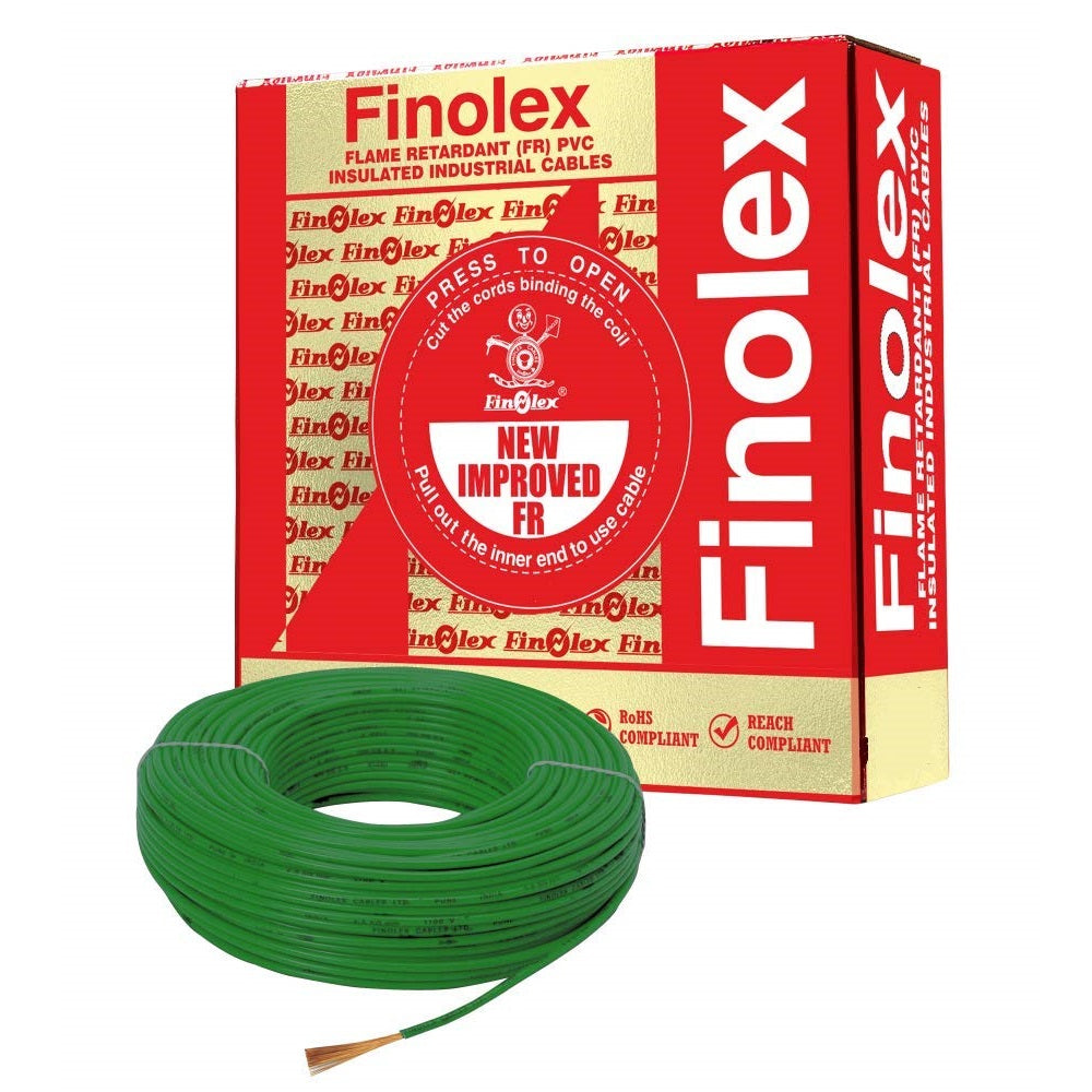 Finolex Flame Retardant PVC Insulated Industrial Cables 45m Coil 45 Packing