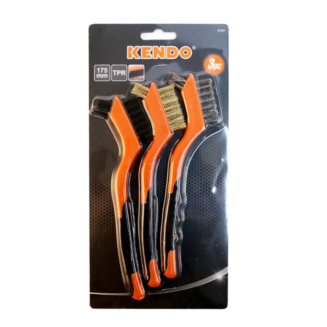 Forbes Kendo 3 Pc Mini Brush Set 175mm 31101 (Pack of 2)