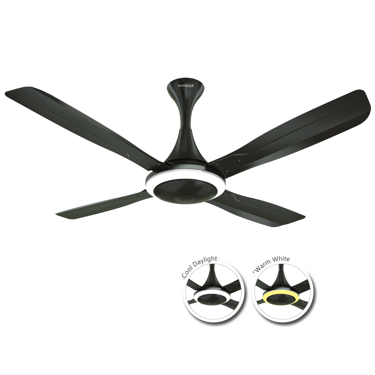 Havells 4 Blade Ceiling Fan 1320mm with Under Light URBANE UL