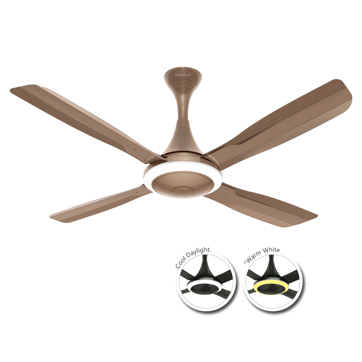 Havells 4 Blade Ceiling Fan 1320mm with Under Light URBANE UL