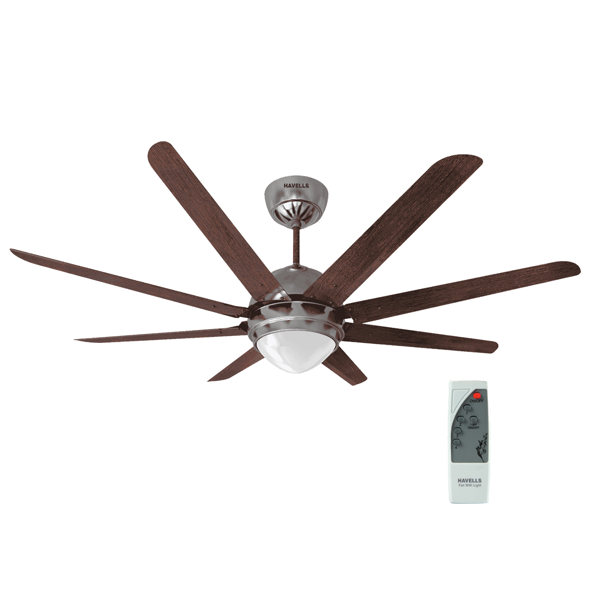 Havells 8 Blade Ceiling Fan 1320mm with Under Light OCTET UL