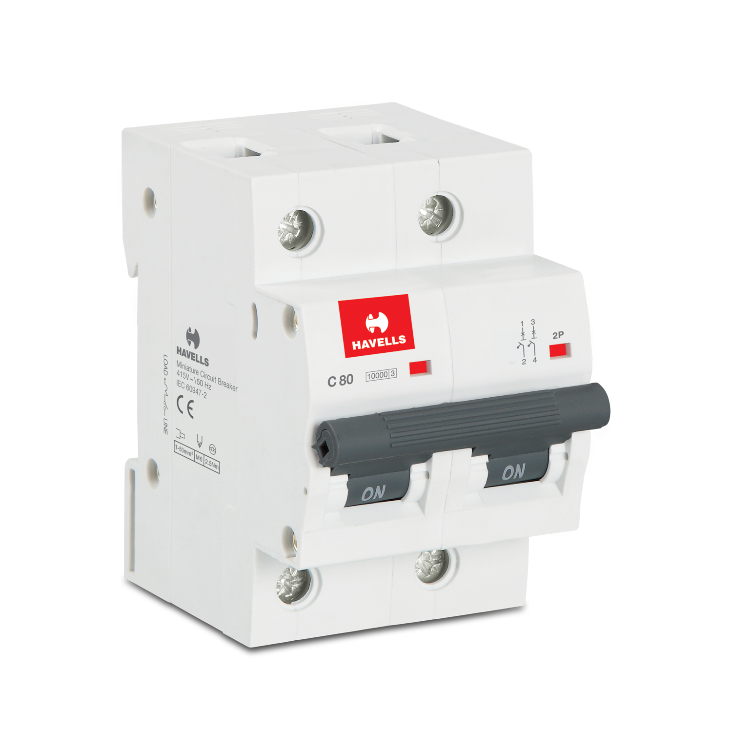 Havells High Rating MCB C Curve Switchgear (Pack of 2)
