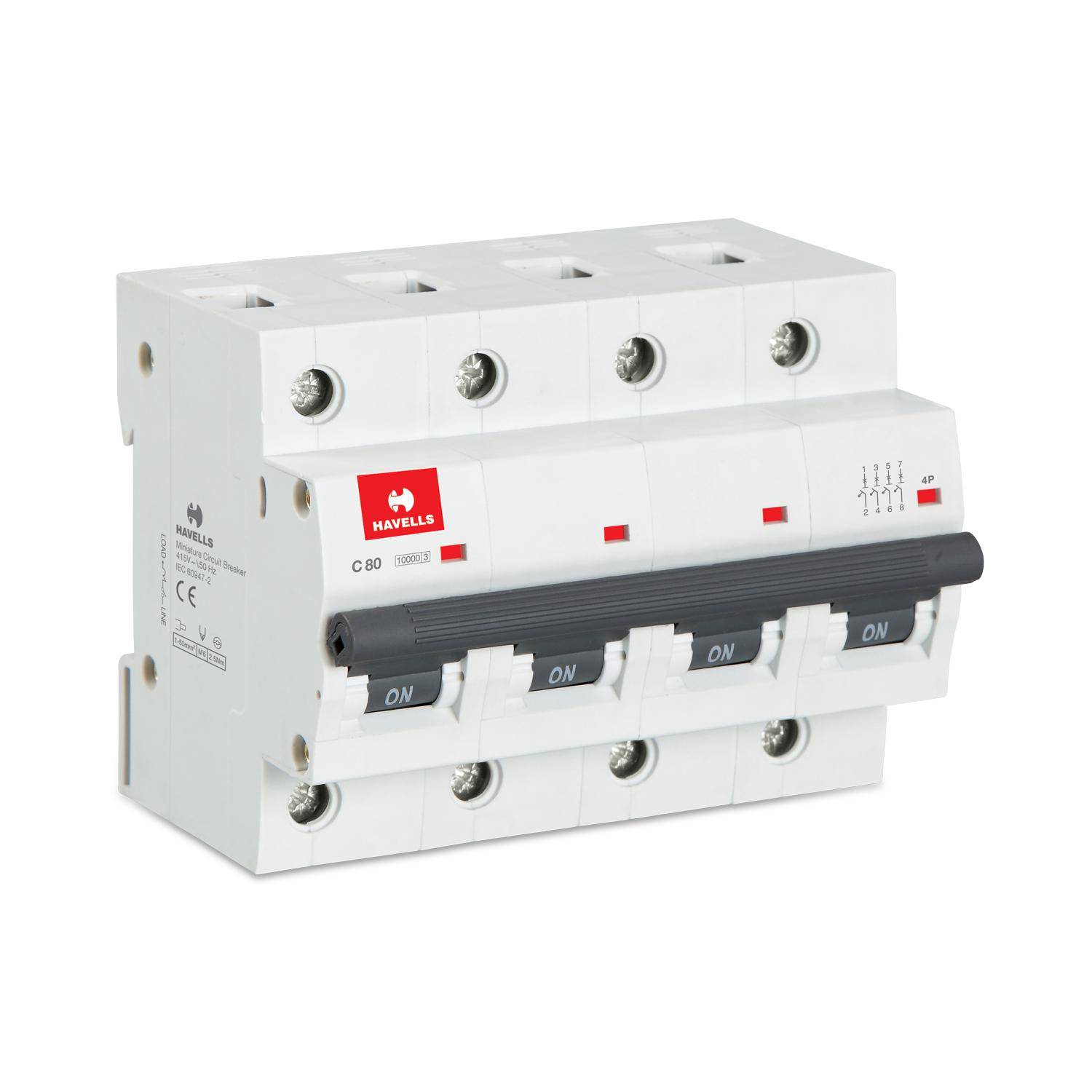 Havells High Rating MCB C Curve Switchgear (Pack of 2)