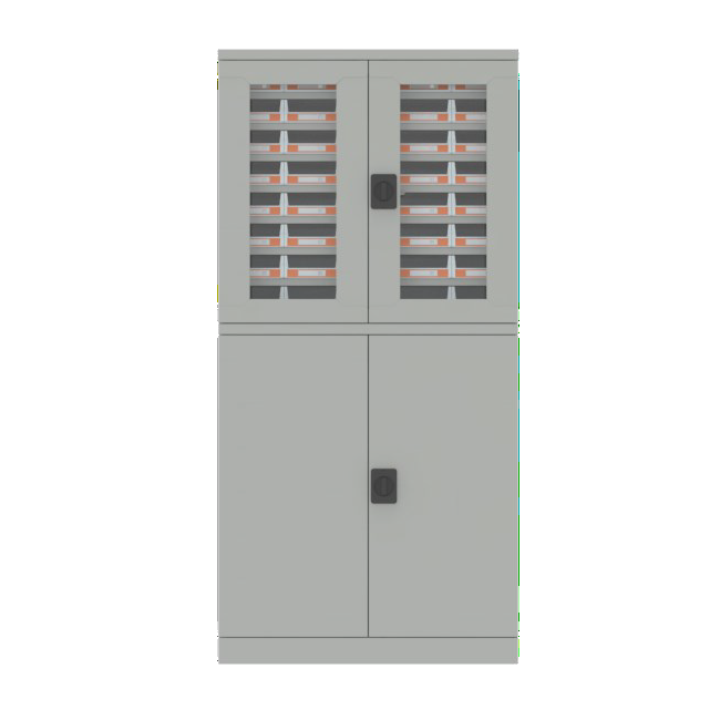 Hyna Small Parts Storage Cabinet Midley Series 880 x 370 x 1800