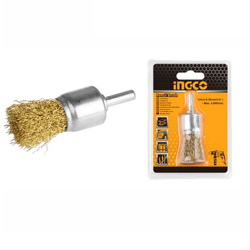 Ingco Wire Pencil Brush 25mm WB70241 (Pack of 5)