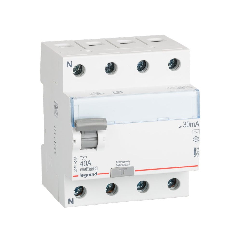Legrand RCCB for AC Applications Upto 63A 30mA HPI Type