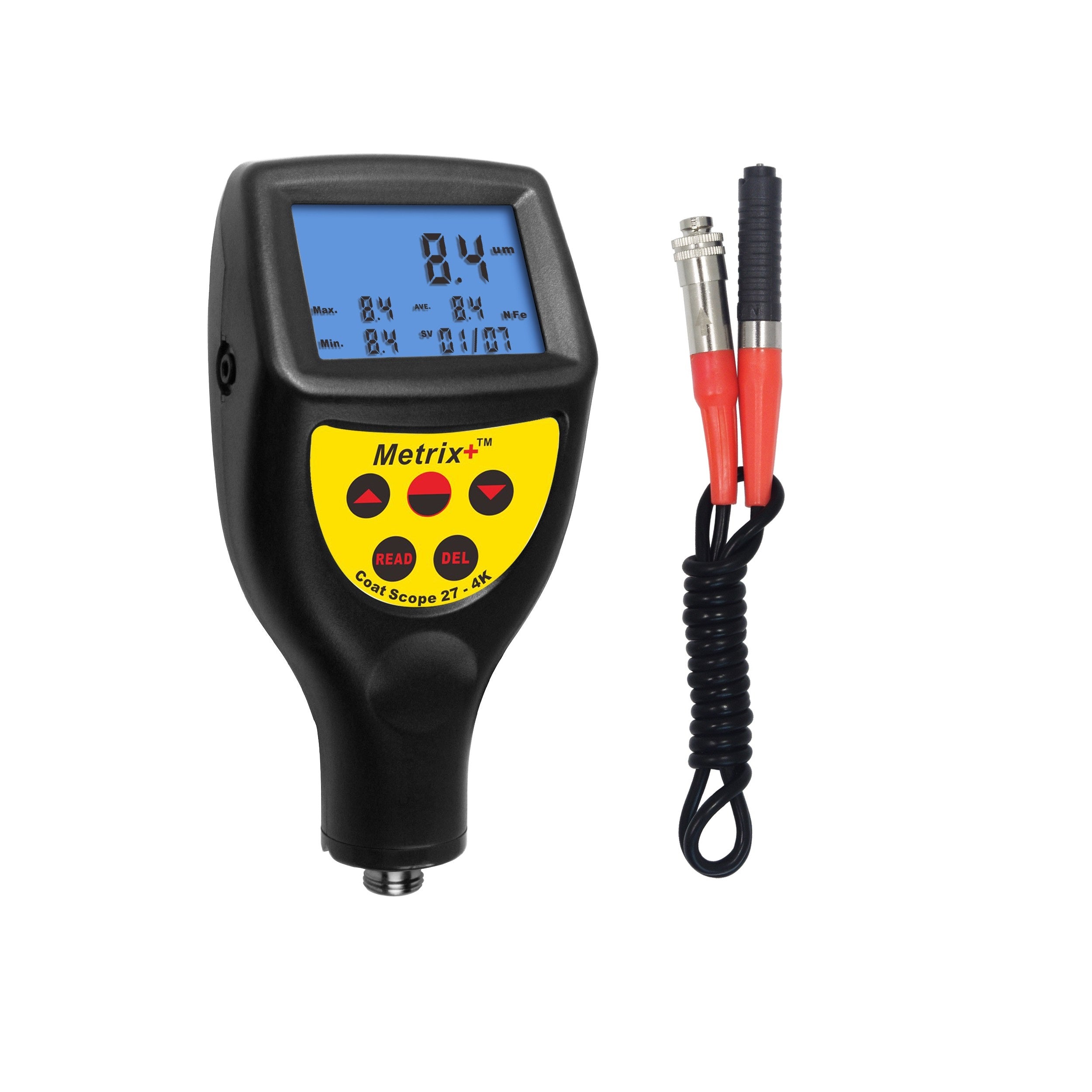Metrix+ Flexible Probe Digital Coating Thickness Meter Coat Scope 27 4 ...