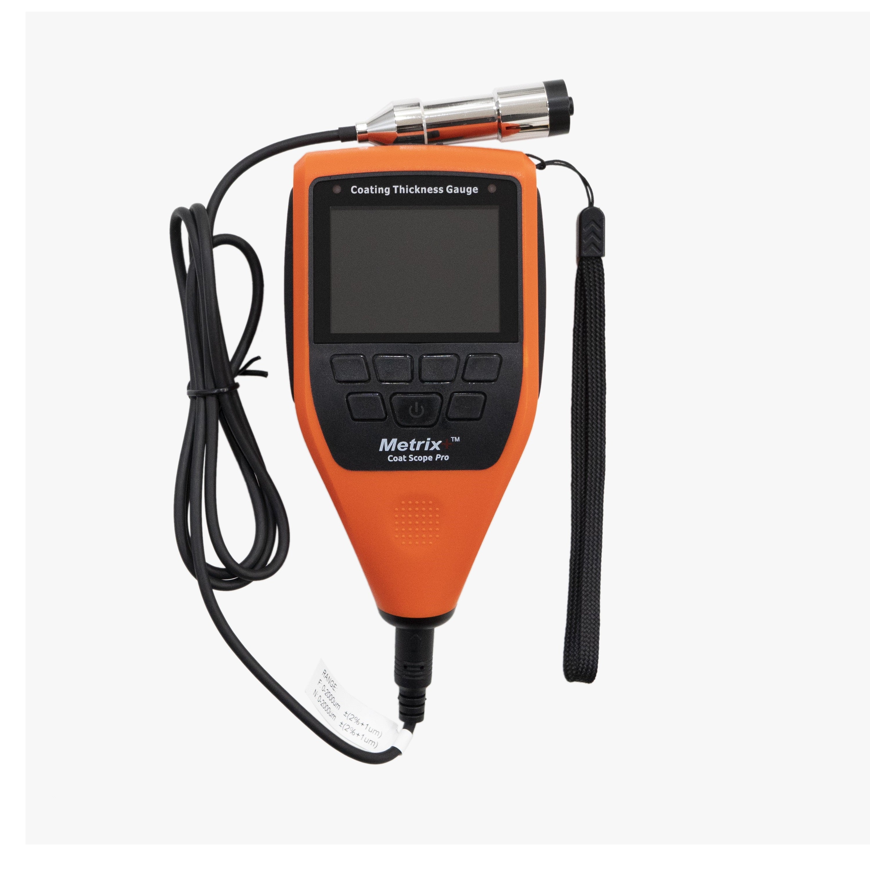 Metrix+ Flexible Probe Digital Coating Thickness Gauge 2000um Coat Sco ...