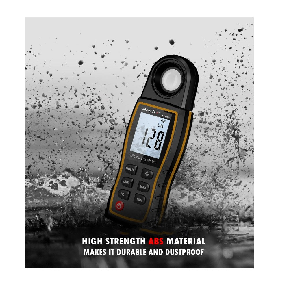 Metrix Sensor Metrix+ 360° Rotatable Head Sensor Lux Meter LX 1330A+ – Technocart