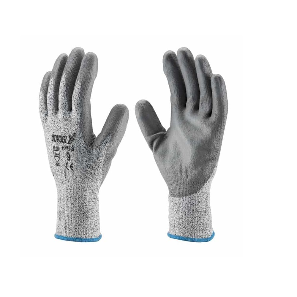Udyogi Knitted Resistant Level Gloves for Industrial HPU-3 (Pack of 10)