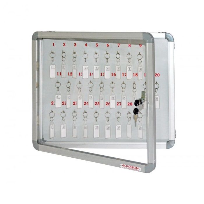 Alok Sign Buy Alkosign Steel Back Key Cabinet 10-50 Keys ASKB Online - Technocart