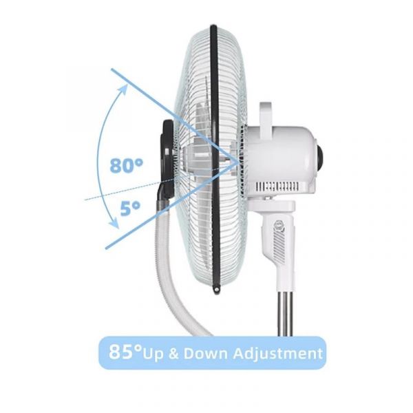 Aquacool Rechargeable Cool Mist Fan With Water Tank 2.2L Capacity