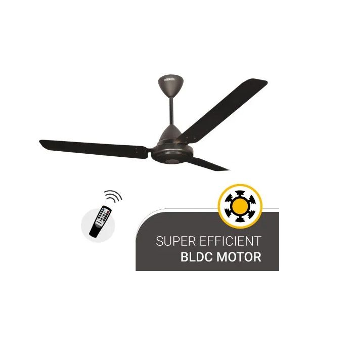 Atomberg Ceiling Fan Efficio Energy Efficient BLDC Motor with Remote 1200mm Black