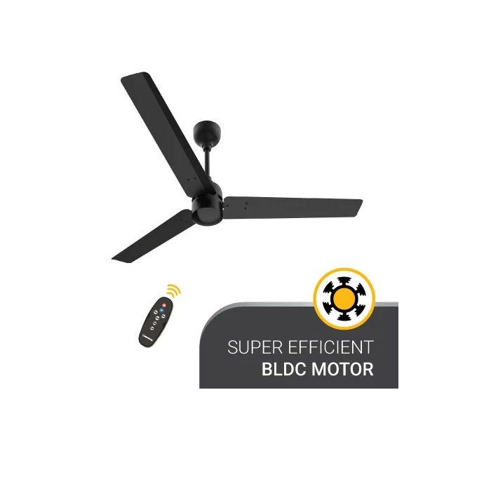 Atomberg Ceiling Fan Renesa Energy Efficient BLDC Motor with Remote 1200mm Black