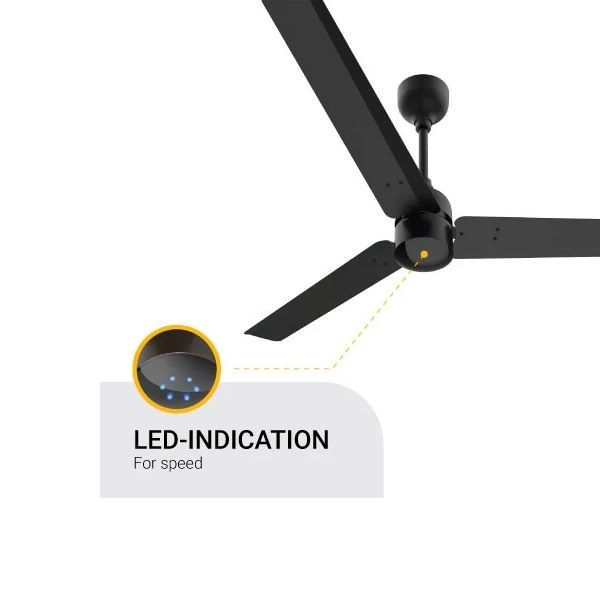 Atomberg Ceiling Fan Renesa Energy Efficient BLDC Motor with Remote 1200mm Black