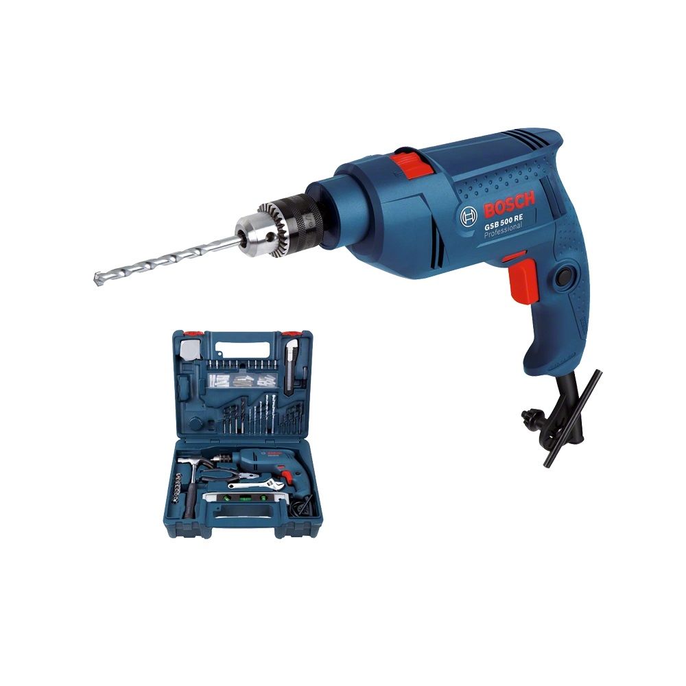 Bosch Professional Impact Drill Tool Set 500W GSB500RE