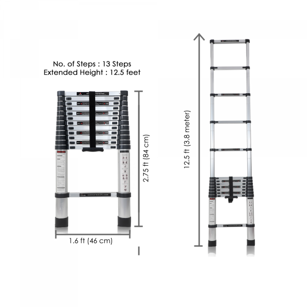 Échafaudage stabilisateur télescopique 300 cm - Ladder-Steiger