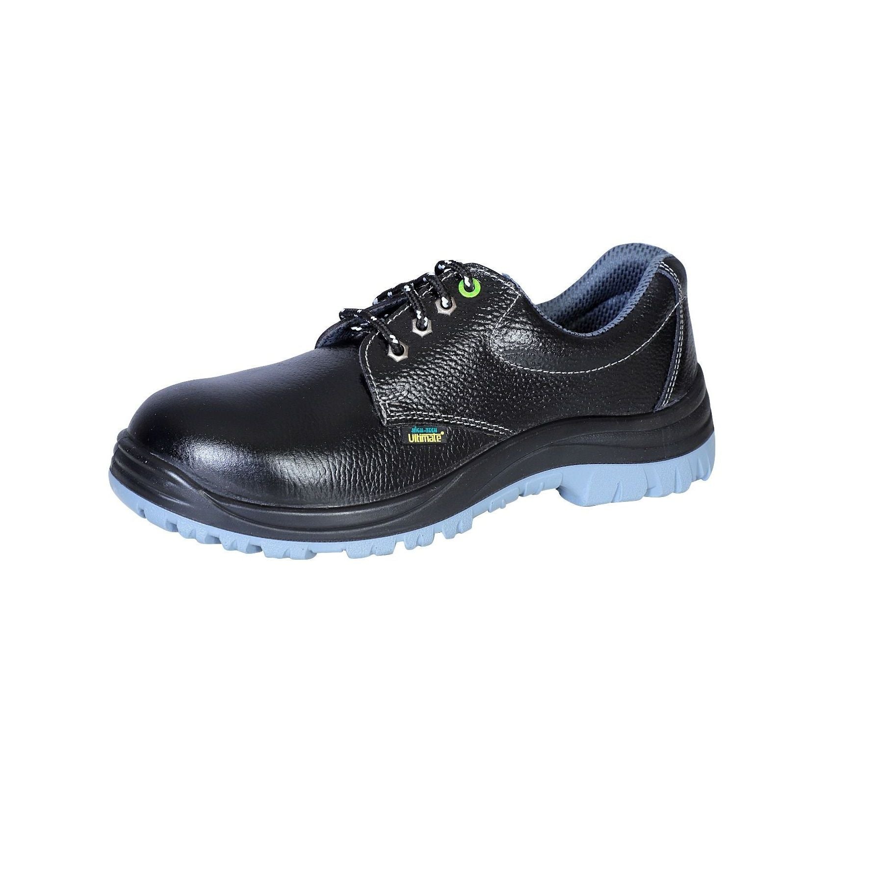 High Tech Genuine Leather Grey Safety Shoes HT-802