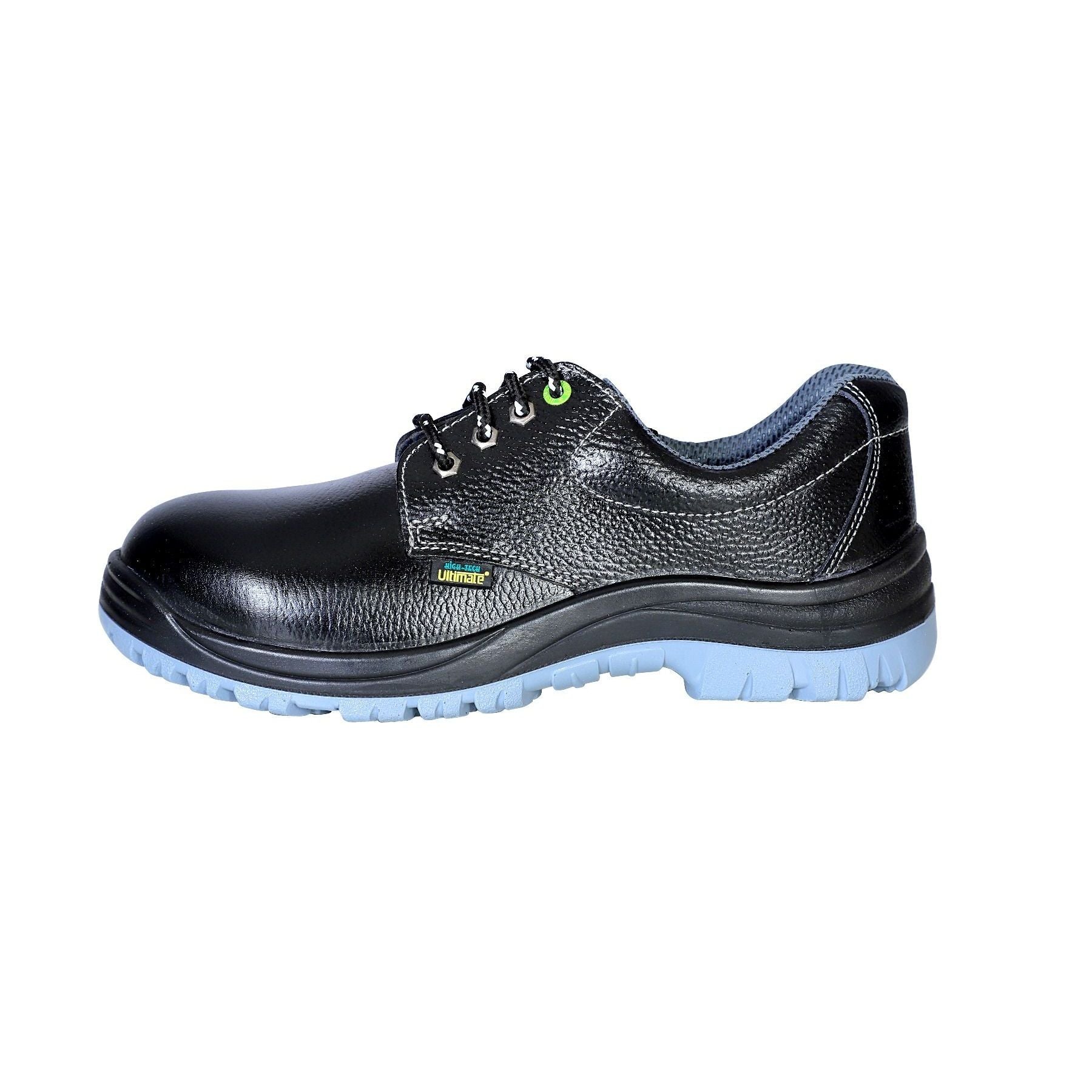 High Tech Genuine Leather Grey Safety Shoes HT-802