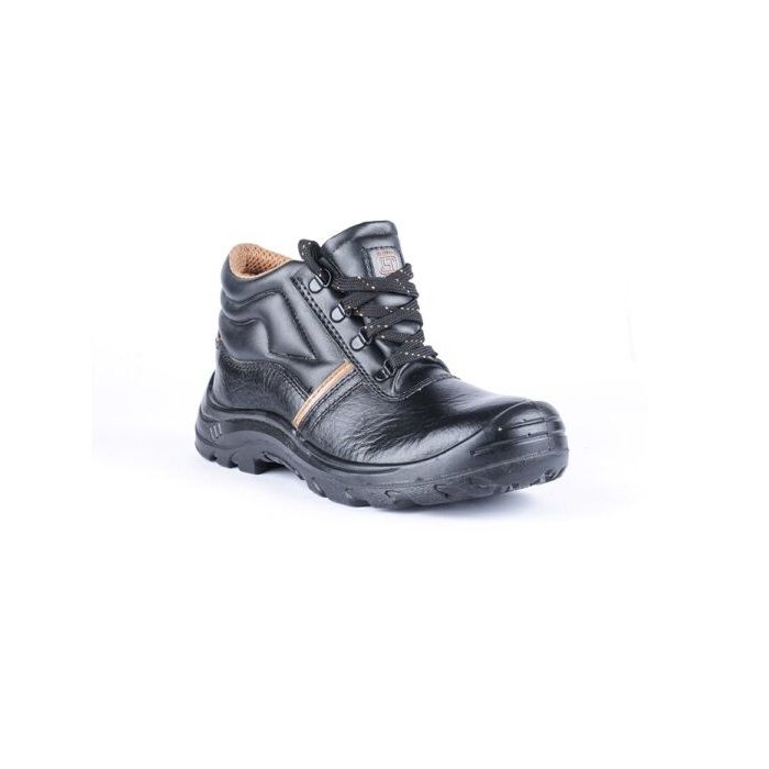 Hillson Apache Leather Steel Toe Black Safety Shoe