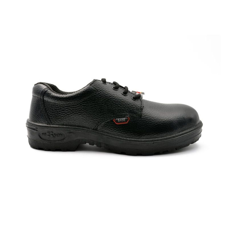 Hillson Base Leather Black Low Ankle Steel Toe Safety Shoe