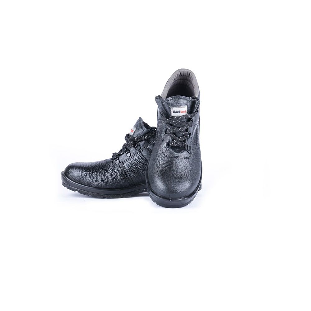 Hillson Rockland PVC Steel Toe Black Safety Shoe