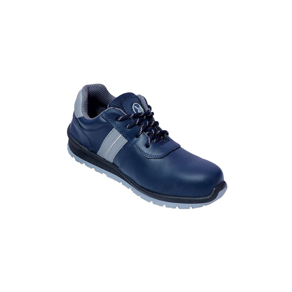 Hillson Swag 1902 Robust Synthetic Leather Steel Toe Blue Safety Shoe