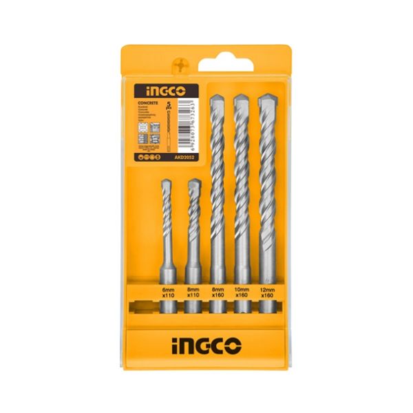 Ingco SDS Plus Hammer Drill Bit Set AKD2052