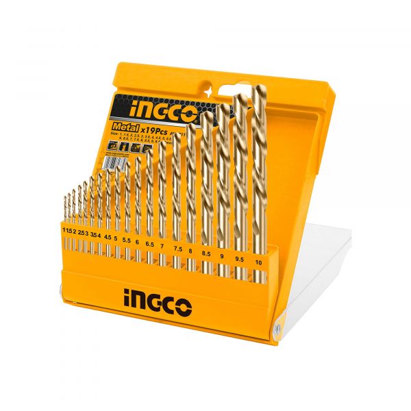 Ingco HSS Twist Drill Bit Set (Pack of 2)