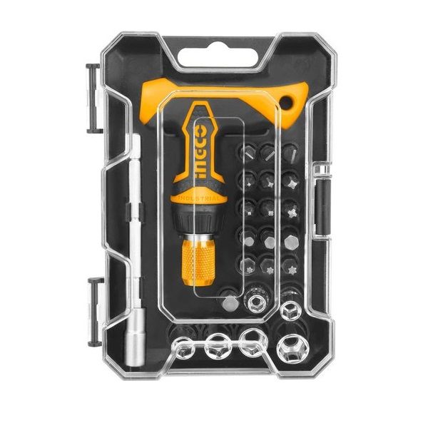 Ingco T-Handle Wrench Screwdriver Set 24 Pcs HKSDB0188