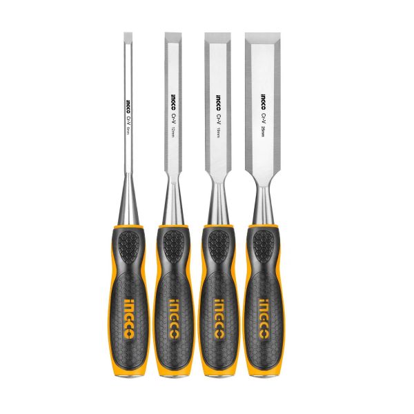 Chisel Incco Buy Ingco Wood Chisel Set 4 Pcs 140mm HKTWC0401 Online - Technocart