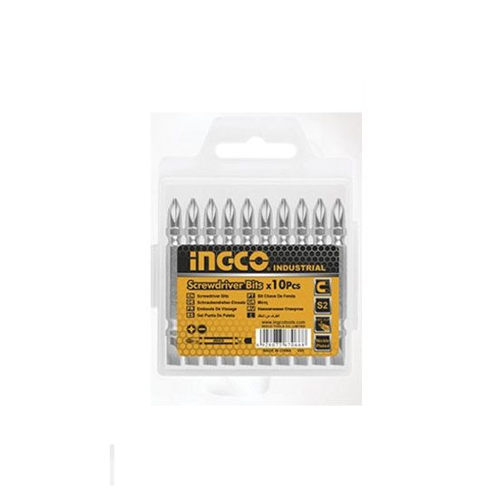 Ingco 10 Pcs Screwdriver Double End Bit 65mm SDB21HL133 (Pack of 2)