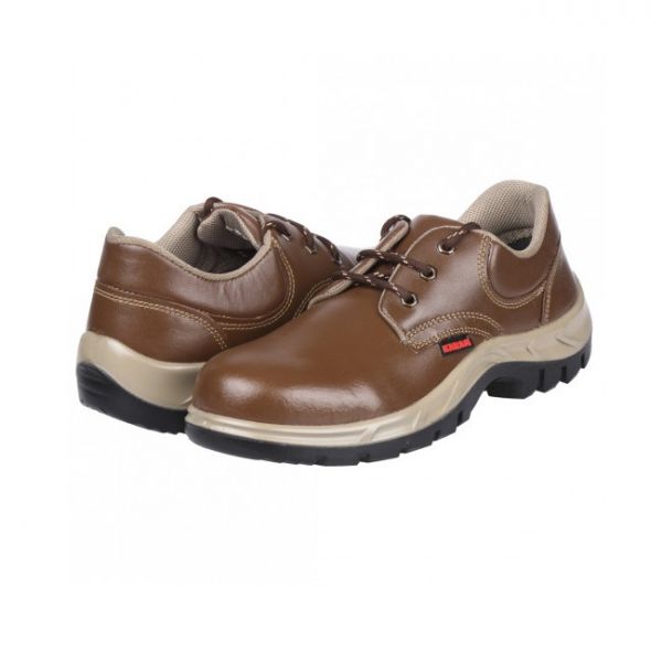 Karam Steel Toe Brown Safety Shoes FS61