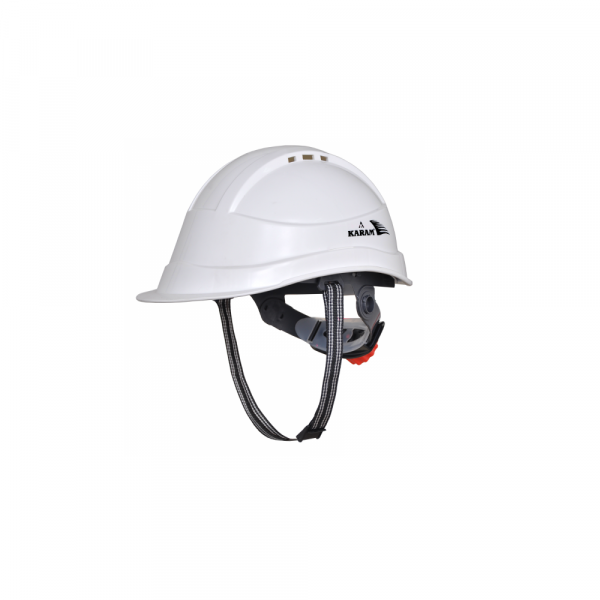 Karam Yellow Ratchet Type Safety Helmets with Plastic Cradle PN542